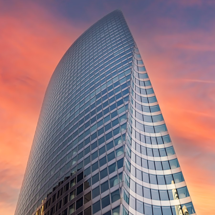 La Défense, reflets verticaux - photographie 7 par Michel Pachot